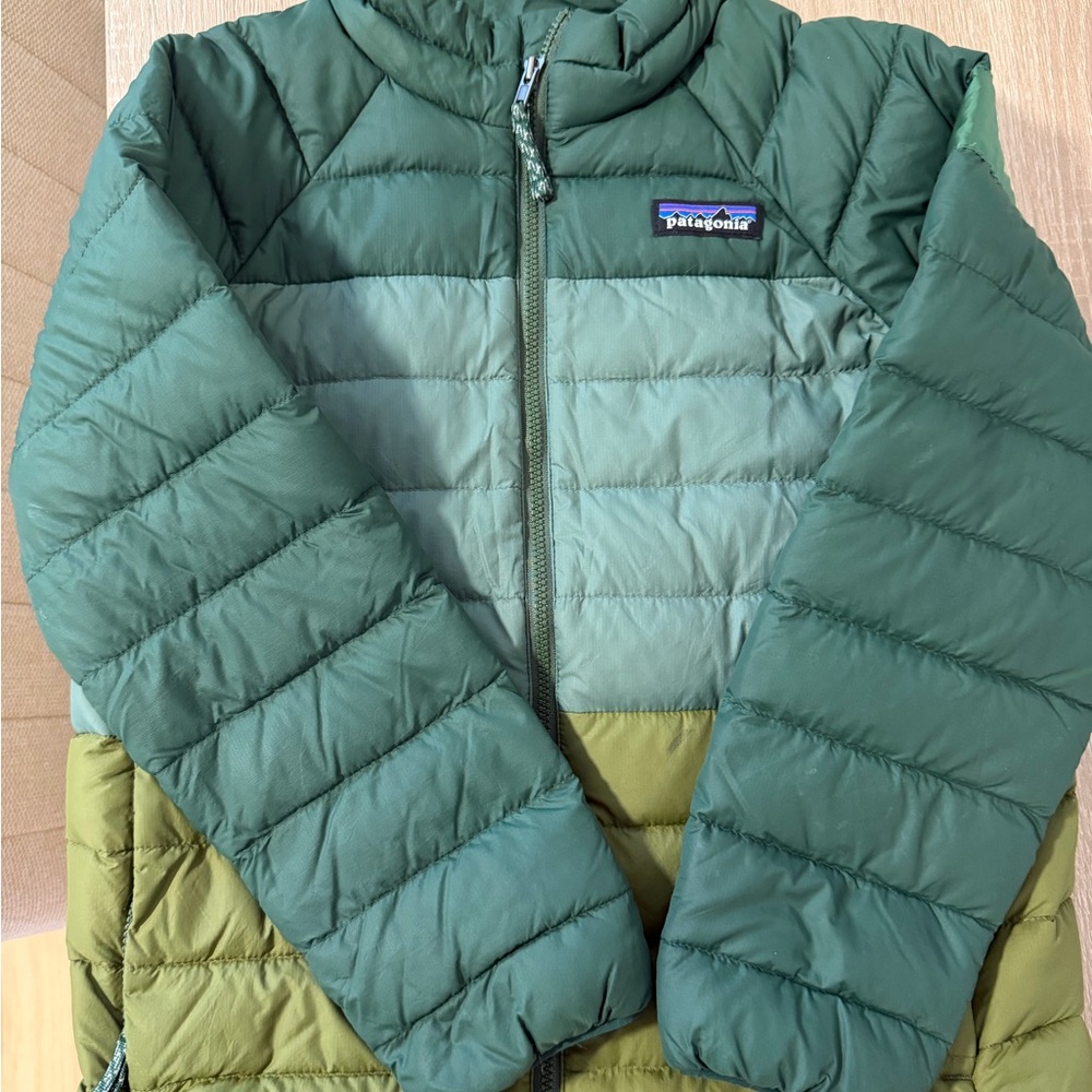 Patagonia Multi-Green Quilted Jacket